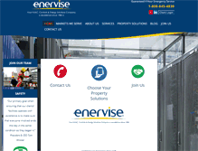 Tablet Screenshot of enervise.com